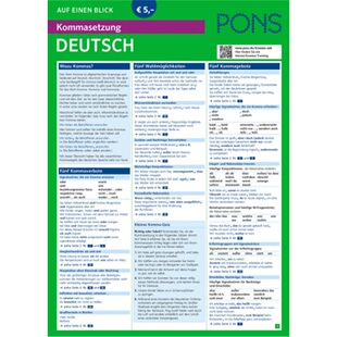 Kommasetzung Deutsch 9783125626980 德语 Blick PONS einen 预订 auf