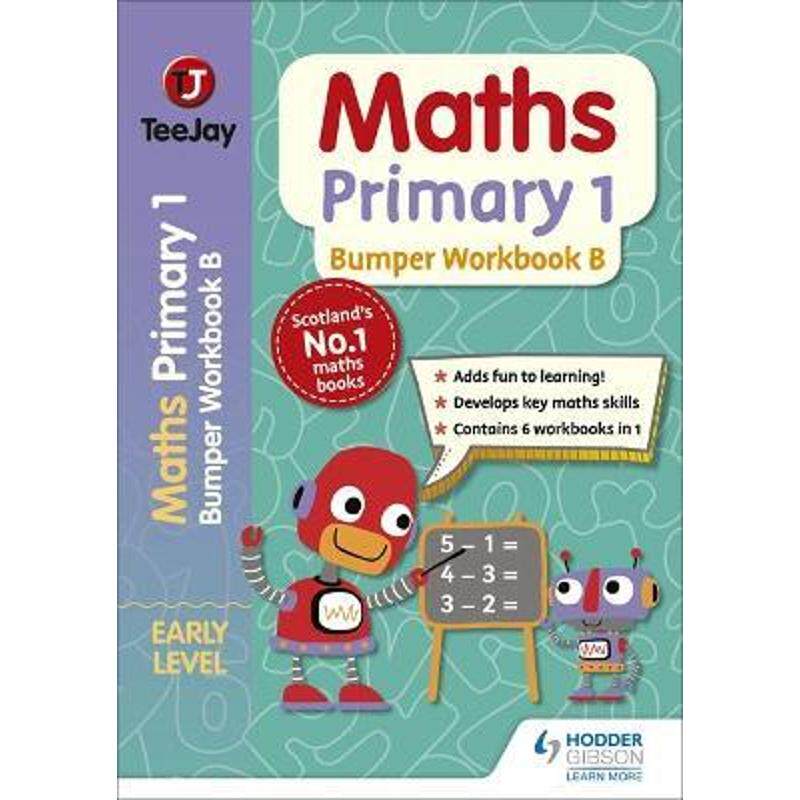 预订不退不换TeeJay Maths Primary 1: Bumper Workbook B