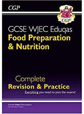 预订9-1 GCSE Food Preparation & Nutrition WJEC Eduqas Complete Revision & Practice (with Online Edn)