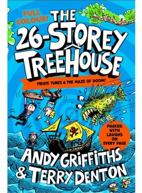 现货全彩版 26层树屋故事 The 26-Storey Treehouse:小屁孩树屋历险记 疯狂树屋历险记 儿童初级章节书 7-12岁 【上海外文书店】