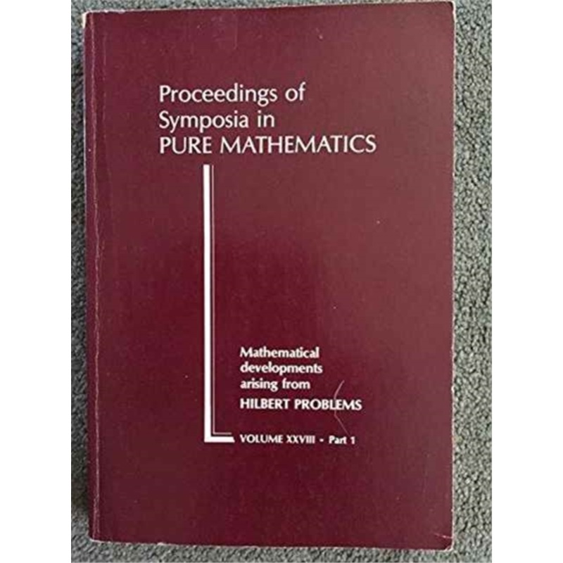 预订Mathematical Developments Arising from Hilbert Problems[9780821814284]