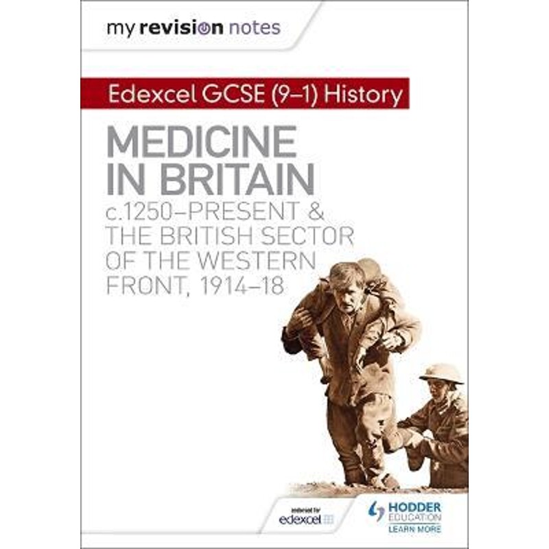 预订不退不换My Revision Notes: Edexcel GCSE (9-1) History: Medicine in Britain, c1250-present and The British sector of