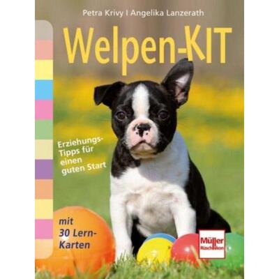 预订不退不换德语 Welpen-Kit:Erziehungs-Tipps für einen guten Start mit 30 Lern-Karten