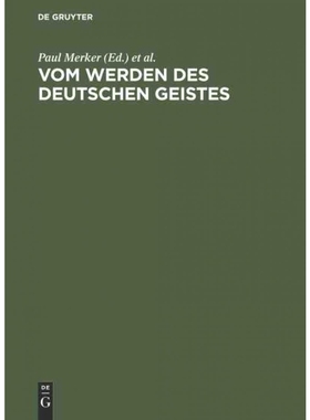 按需印刷DEG Vom Werden des deutschen Geistes[9783111265711]