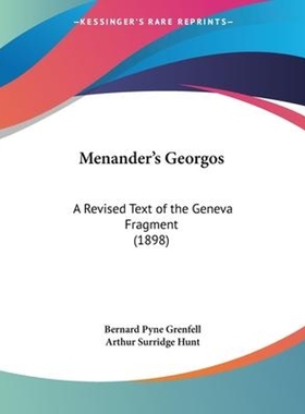 按需印刷Menander's Georgos[9781104193447]