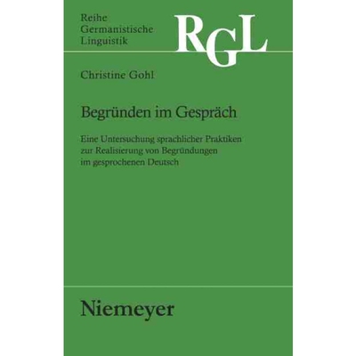 按需印刷DEG Begründen im Gespr?ch[9783484312678]