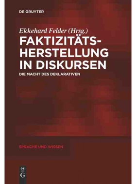按需印刷不退不换DEG Faktizit?tsherstellung in Diskursen[9783110289732]