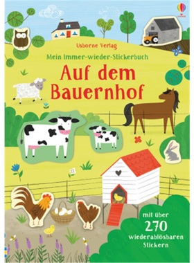 预订【德语】 Mein Immer-wieder-Stickerbuch: Auf dem Bauernhof[9781789411720]