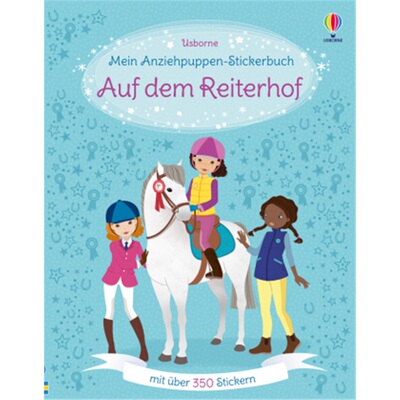 预订不退不换德语 Mein Anziehpuppen-Stickerbuch - Auf dem Reiterhof[9781782324041]