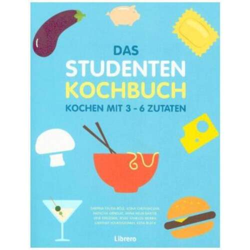 预订【德语】 Das Studentenkochbuch:Kochen mit 3-6 Zutaten