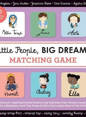 预订Little People, BIG DREAMS Matching Game:Put Your Brain to the Test with All the Girls of the Little People, BIG DREA