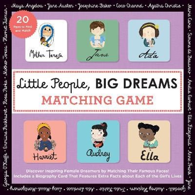 预订Little People, BIG DREAMS Matching Game:Put Your Brain to the Test with All the Girls of the Little People, BIG DREA