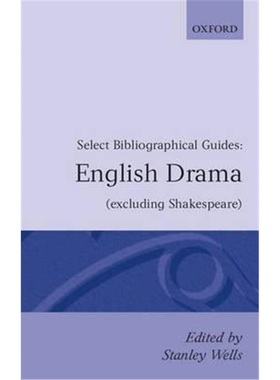按需印刷English Drama:(Excluding Shakespeare)[9780198710288]
