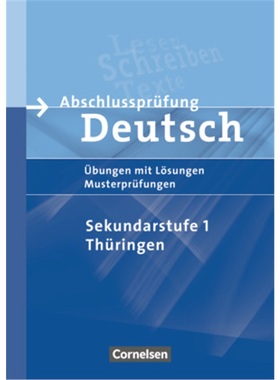 预订【德语】 Abschlussprüfung Deutsch - Sekundarstufe I - Thüringen - 10. Schuljahr[9783060612765]