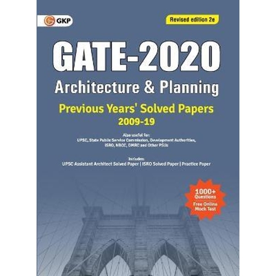 预订不退不换GATE 2020 - Architecture & Planning - Previous Years' Solved Papers 2009-2019 (Revised Edition, 2e)