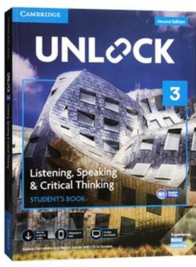 Unlock Level 3（2nd edition）: listening and speaking & critical thinking with Mob App/online workbook & downloadable vi