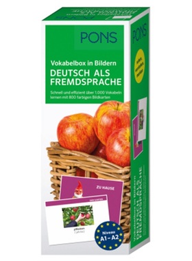 预订【德语】 PONS Vokabelbox in Bildern Deutsch als Fremdsprache[9783125621541]