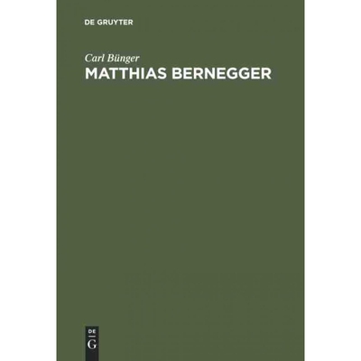 按需印刷DEG Matthias Bernegger[9783111103877]