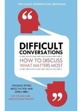 预订Difficult Conversations:How to Discuss What Matters Most