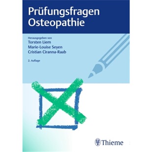 预订不退不换德语 Prüfungsfragen Osteopathie[9783132420342]