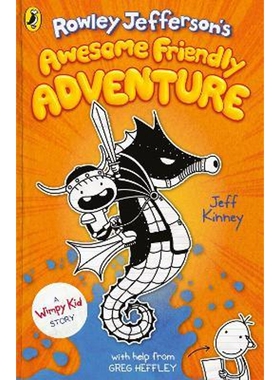 预订 Diary of an Awesome Friendly Kid 2 Rowley Jefferson's Awesome Friendly Adventure 小屁孩日记番外篇2：豪举历险记 平装