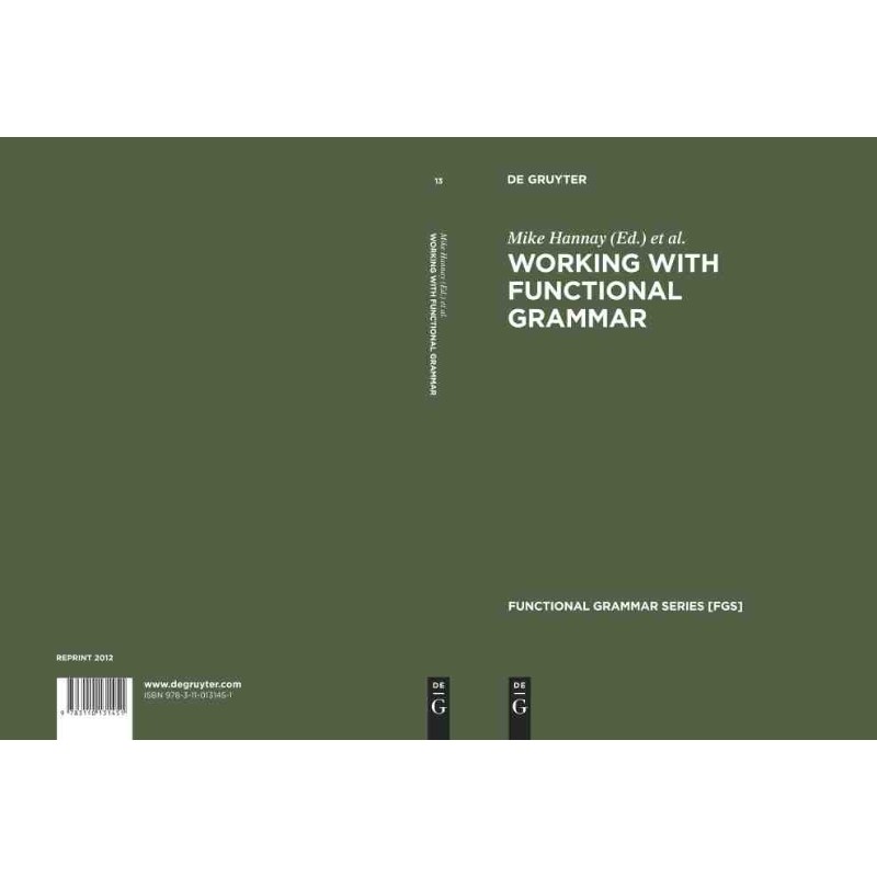 按需印刷DGYT Working with Functional Grammar[9783110131451]