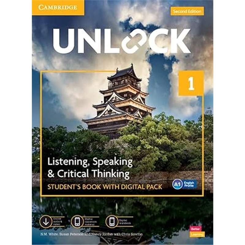 现货剑桥Unlock 第二版 1级听说 Unlock 2e 1 L&S SB&OWB[9781009031455]