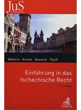 预订【德语】 Einfuhrung in das tschechische Recht: