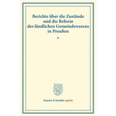 预订不退不换德语 Berichte uber die Zustande und die Reform