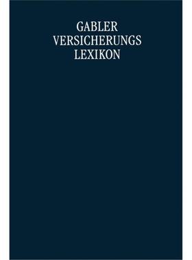 预订【德语】 Gabler Versicherungs-Lexikon: