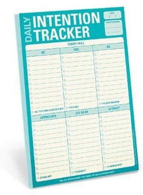 预订Knock Knock Daily Intention Tracker Pad