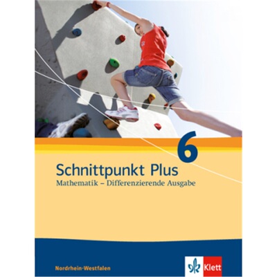 预订不退不换德语 Schnittpunkt Plus Mathematik 6. Differenzierende Ausgabe Nordrhein-Wes[9783127424218]