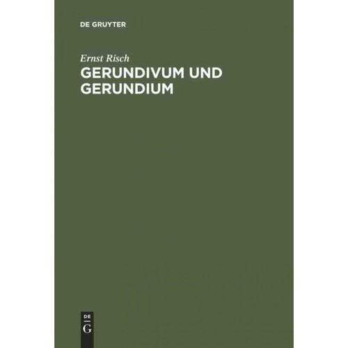 按需印刷不退不换DEG Gerundivum und Gerundium[9783110096866]