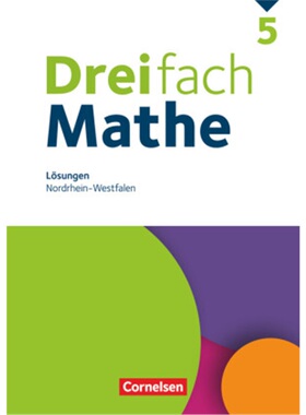 预订【德语】 Dreifach Mathe - Nordrhein-Westfalen - Ausgabe 2020 - 5. Schuljahr[9783060437566]