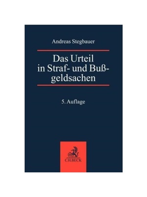 预订【德语】Das Urteil in Straf- und Bu?geldsachen:Erl?uterungen, Beispiele, Mustertexte und Textbausteine