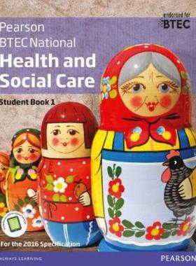 预订BTEC National Health and Social Care Student Book 1:For the 2016 specifications