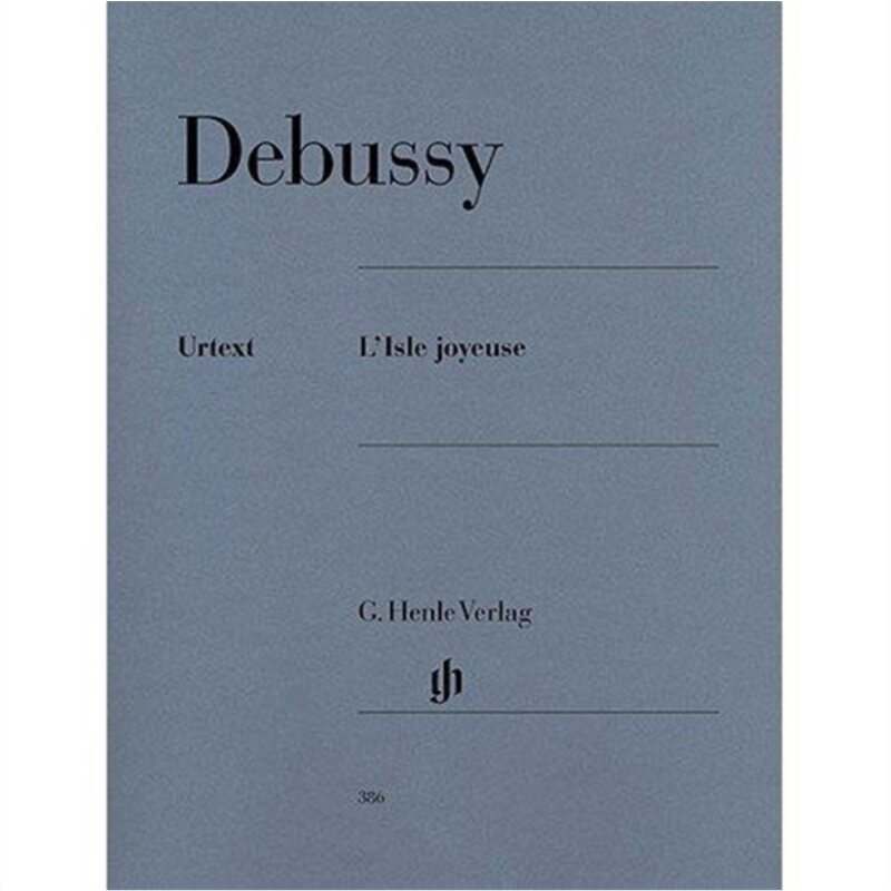 进口乐谱 享乐 德彪西  debussy  lisle joyeuse 欢乐岛 钢琴独奏带