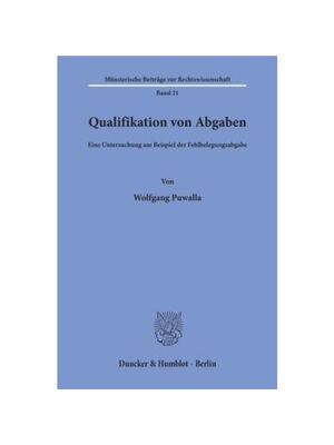 预订【德语】Qualifikation von Abgaben.:Eine Untersuchung am Beispiel der Fehlbelegungsabgabe.