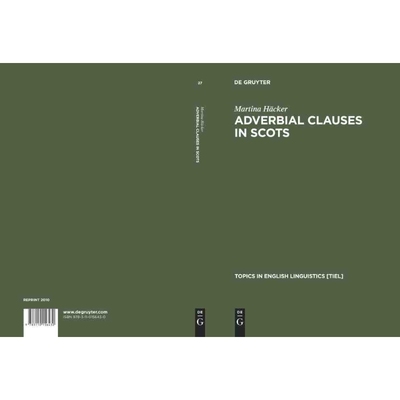 按需印刷DGYT Adverbial Clauses in Scots[9783110156430]