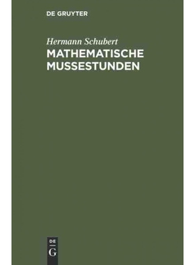 按需印刷不退不换DEG Mathematische Mu?estunden[9783111254999]