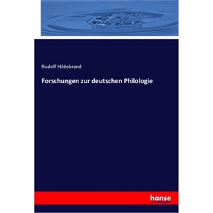 zur Forschungen deutschen Philologie 预订 9783348068246 德语