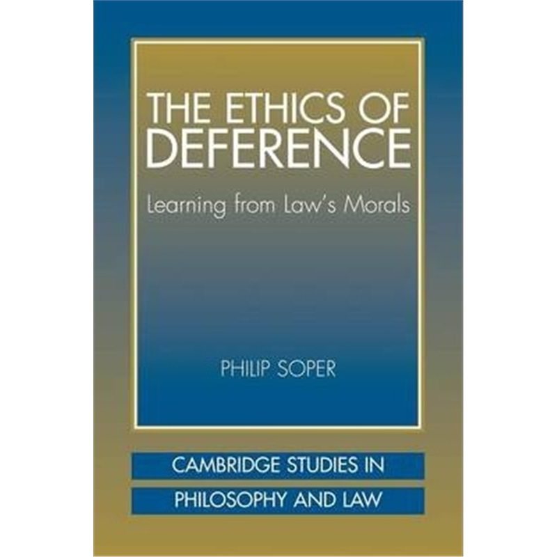 预订the ethics of deference:learning from laws morals