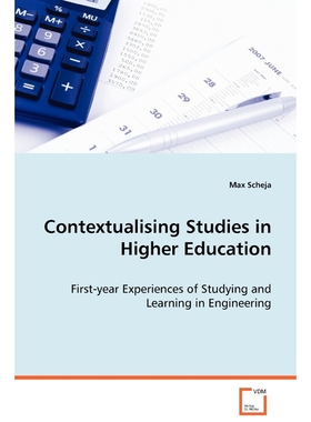 按需印刷Contextualising Studies in Higher Education[9783639072198]