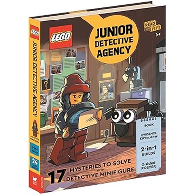 现货LEGO? Junior Detective Club (with detective minifigure, buildable dog, 2-sided p[9781837250134]