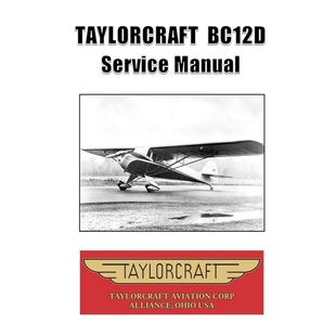 9781678132026 按需印刷Taylorcraft Manual BC12D Service