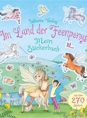 预订【德语】 Im Land der Feenponys: Mein Stickerbuch[9781782324645]