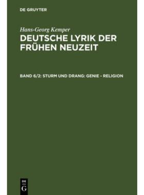 按需印刷不退不换DEG Sturm und Drang[9783484107496]