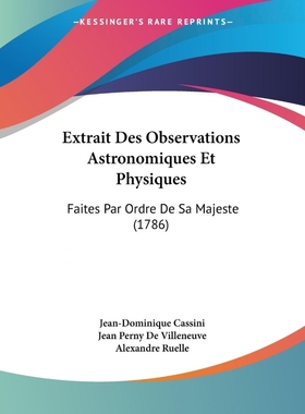 按需印刷Extrait Des Observations Astronomiques Et Physiques[9781104126506]