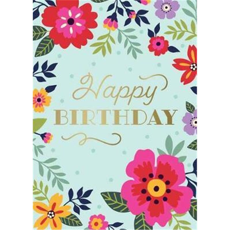 预订floral signature pop-up card [birthday]