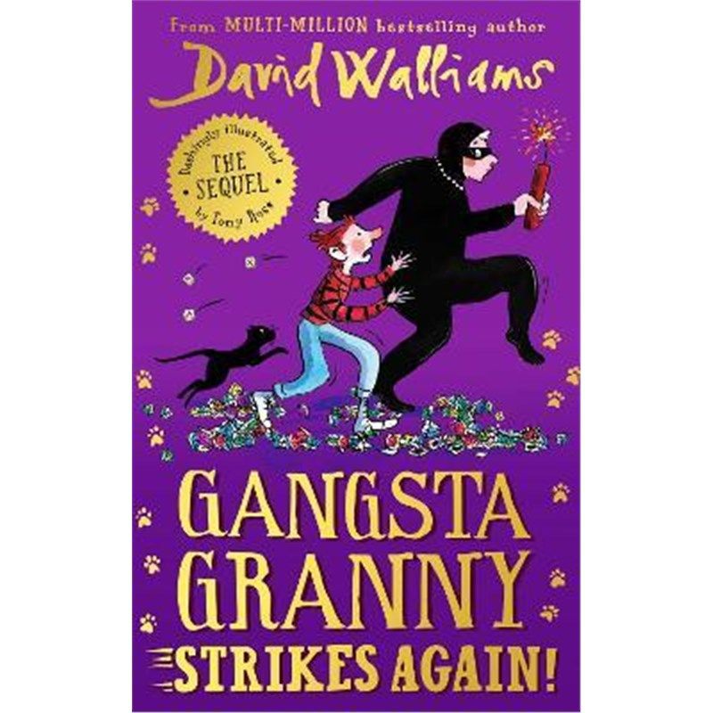 现货 Gangsta Granny Strikes Again!  大卫威廉姆斯 David Walliams  大盗奶奶又来了 儿童读物   英文原版